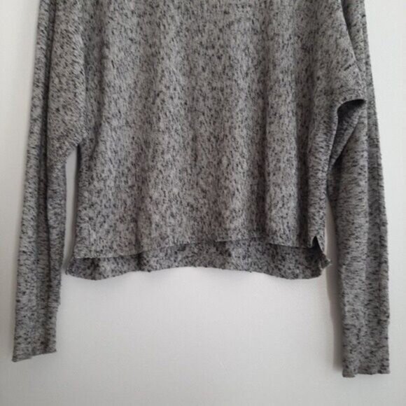 WILFRED Aritzia Dolman Sleeve Scoop Neck Top Gray Sz S Flawed - Picture 4 of 9